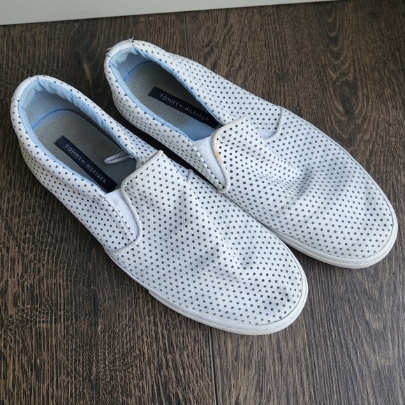 Tommy Hilfiger Canvas Slip On Sneakers - Picture 2 of 12